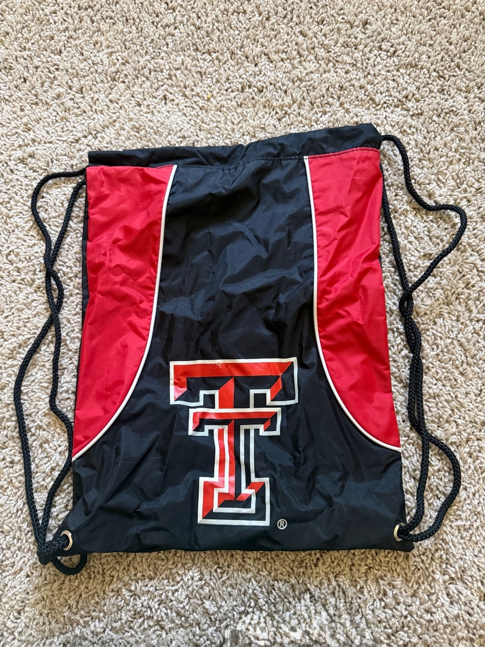 Texas Tech Drawstring Backpack